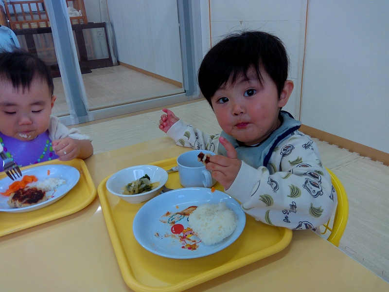 給食おいしいね☆