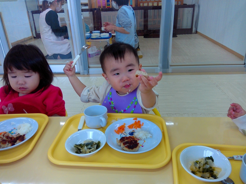 給食おいしいね☆