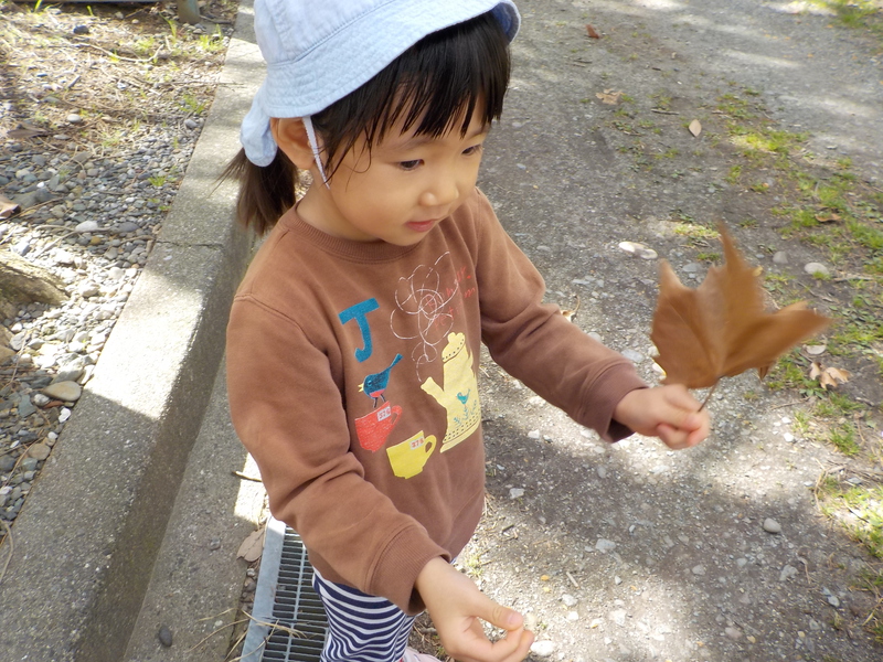 2歳児さん　春の公園散策