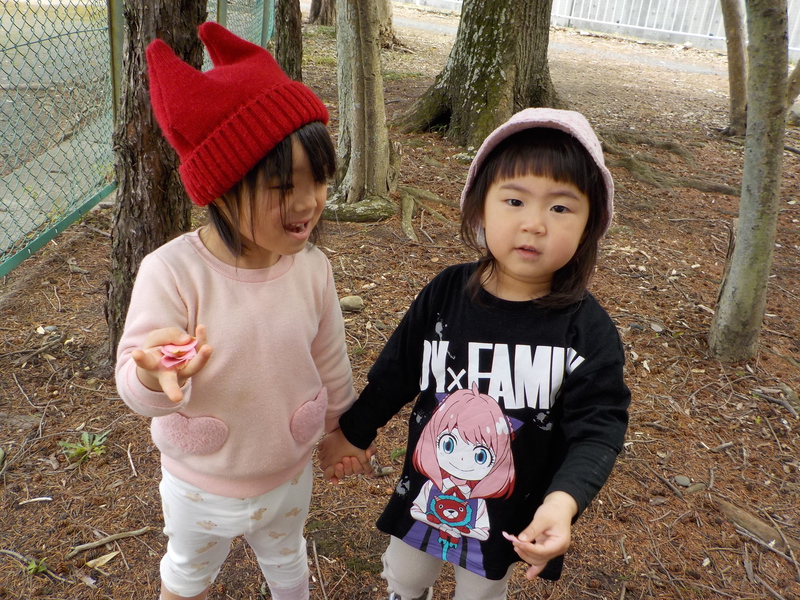 2歳児さん　春の公園散策