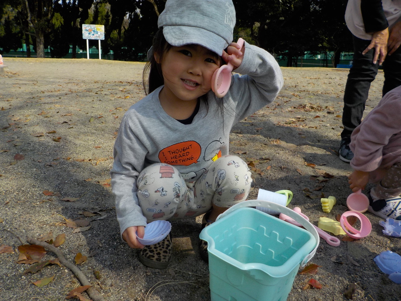 2歳児さん　春の公園散策