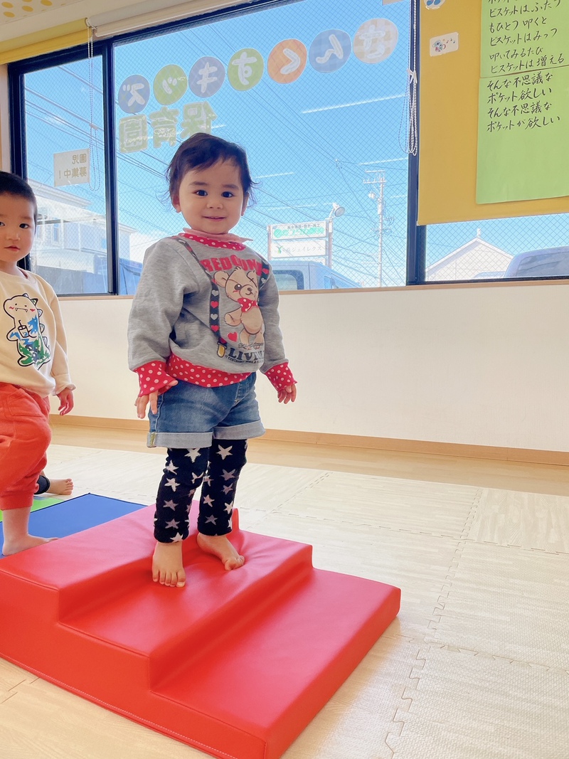 1歳児さんの室内遊び