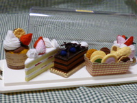 ケーキセット　ケース(フェルト)