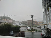 台風14号がやってきた