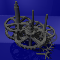 時計イメージ　3D-CG 2020/11/01 19:05:49