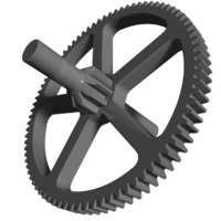Shade3D 2段歯車 #4 2020/09/12 15:27:32