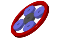 【3D-CG】遊星歯車機構 Planetary gear mechanism 2021/06/06 11:33:56