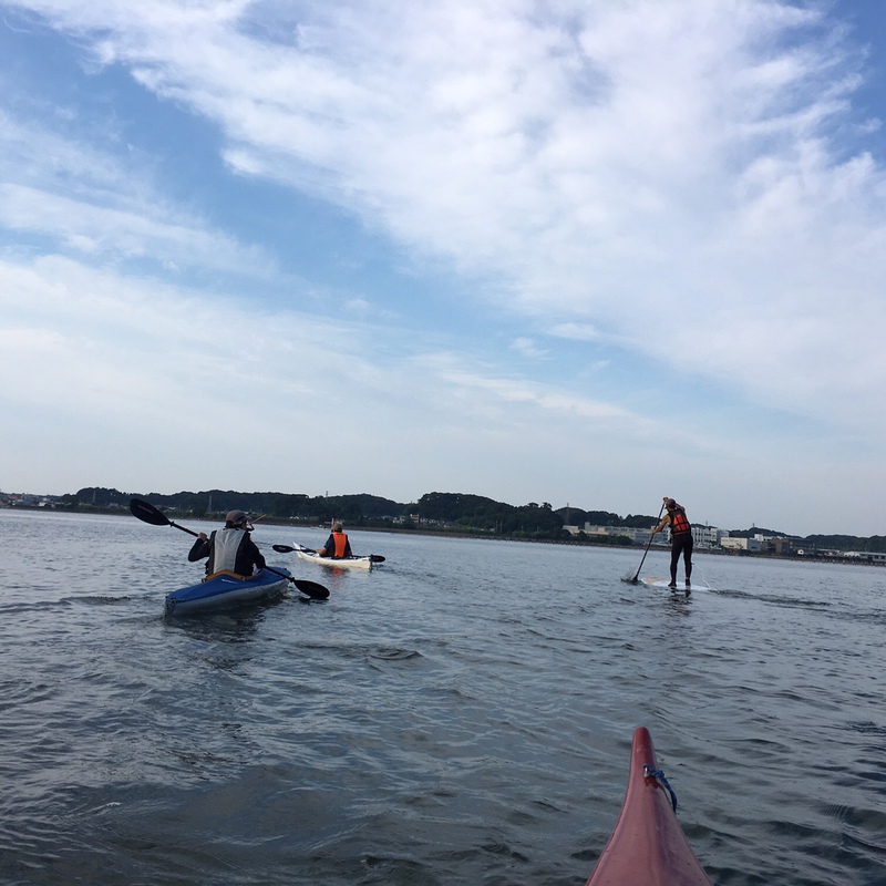 シーカヤックと湖上ルート