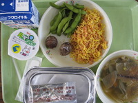 お月見給食