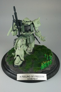 完成♪ガンプラジオラマ