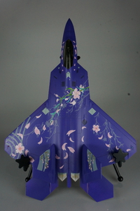 完成♪1/72 F-22ラプター桜