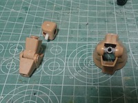 1/144ドムトロピカル④　関節構造