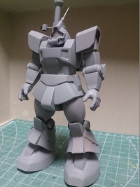 1/144ドムトロピカル⑧　軽くサフチェック