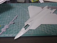 1/72 F-22ラプターと日常生活の買い物