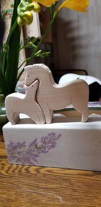木工作品　干支