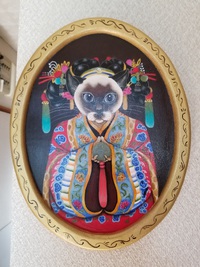 トールペイント　猫かな