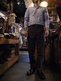 WORKERS　Reversed Sateen Trousers,Grey 2015/09/25 19:46:16