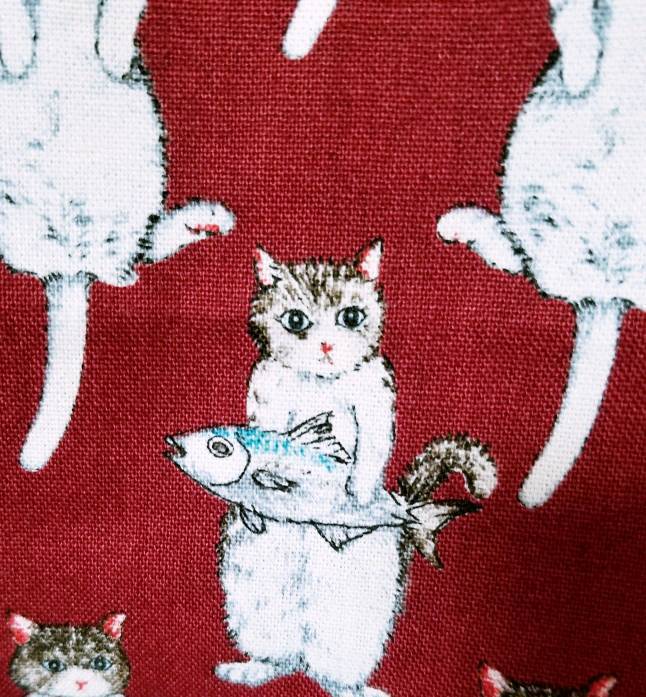 立っている猫達のボストンバッグ