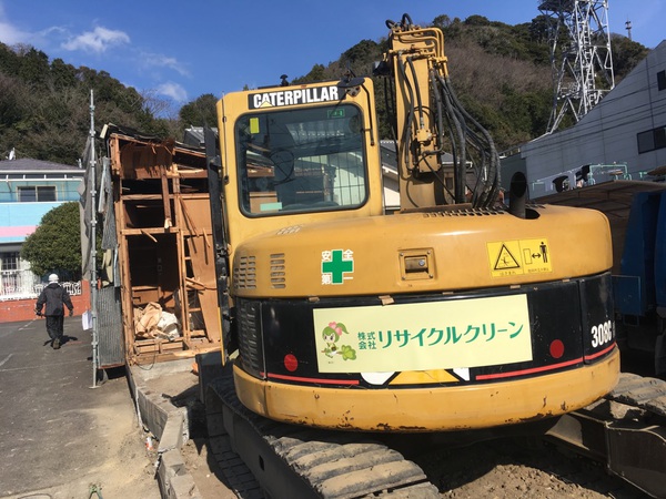 静岡市清水区某所の解体現場、進んでいます