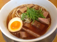 【島田市】らぁ麺めん奏心　肉そば（醤油）、鰹出汁らぁめん（汐）