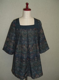 着物地で作る服