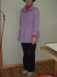 お手製服で