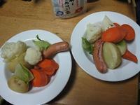 蒸し野菜がおいしい！