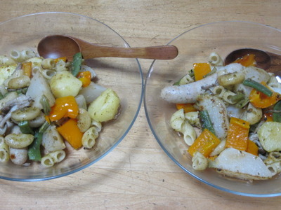 おそい朝はショートパスタ♪