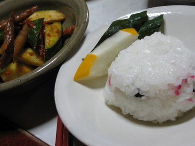ズッキーニを食べよう～♪