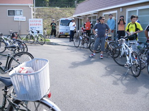 ８月　朝のスローサイクリング♪