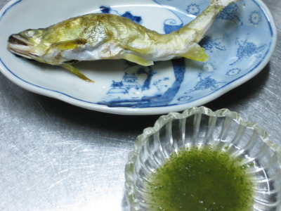 鮎にはビール！