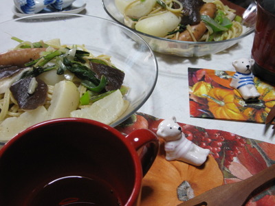 収穫感謝！　朝スパ♪