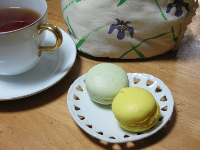 マカロンと和製紅茶♪