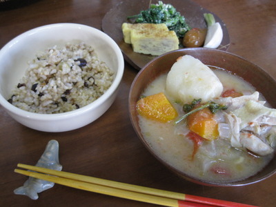 本日の一汁一菜