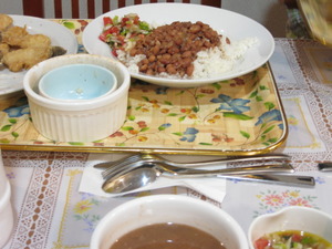 I enjoyed a dinner paｒty yesterday !　