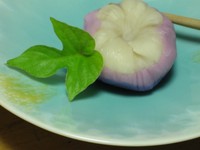 自製和菓子　「練りきり」