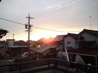 ２０１０年初日の出 2010/01/02 16:29:12