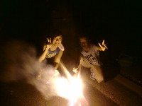 暗闇？ＢＢＱ…；