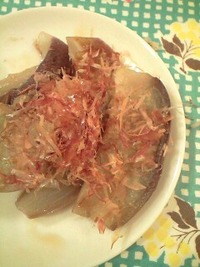蒸しナス
