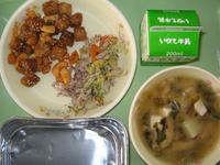 まぐろの大豆揚げ煮