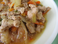 豚肉のしょうが焼き