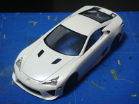 1/24レクサスLFA12　あと少し