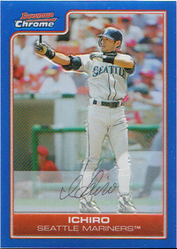 イチロー ブルー・リフラクター レア Bowman