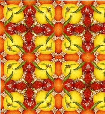 ペイントで作った万華鏡