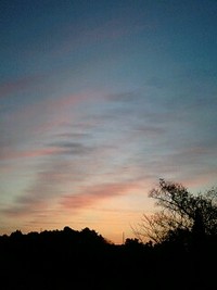 朝焼けにのってサンタがやってきた♪ 2008/12/25 07:27:22
