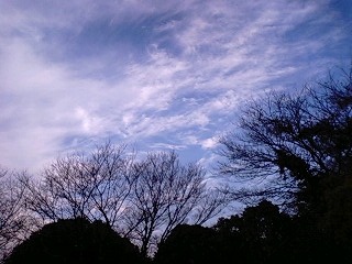 2009/3/10☆雲間の太陽＆青空