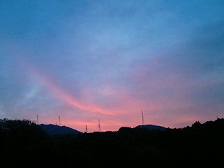 2009/4/8★朝焼け♪