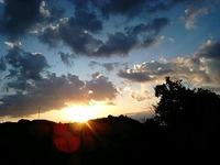 秋の空☆今日の日の出♪ 2009/10/12 17:08:50