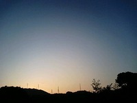 久しぶりの日の出です。 2009/08/03 07:03:35