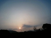 とんぼ飛び交う朝☆日の出 2009/08/18 16:31:10